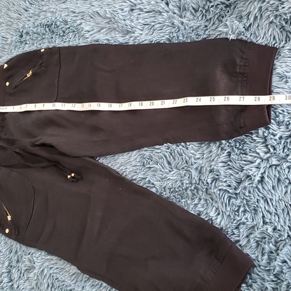 VINTAGE GUESS CROP LINEN PANT XS - Picture 6 of 10